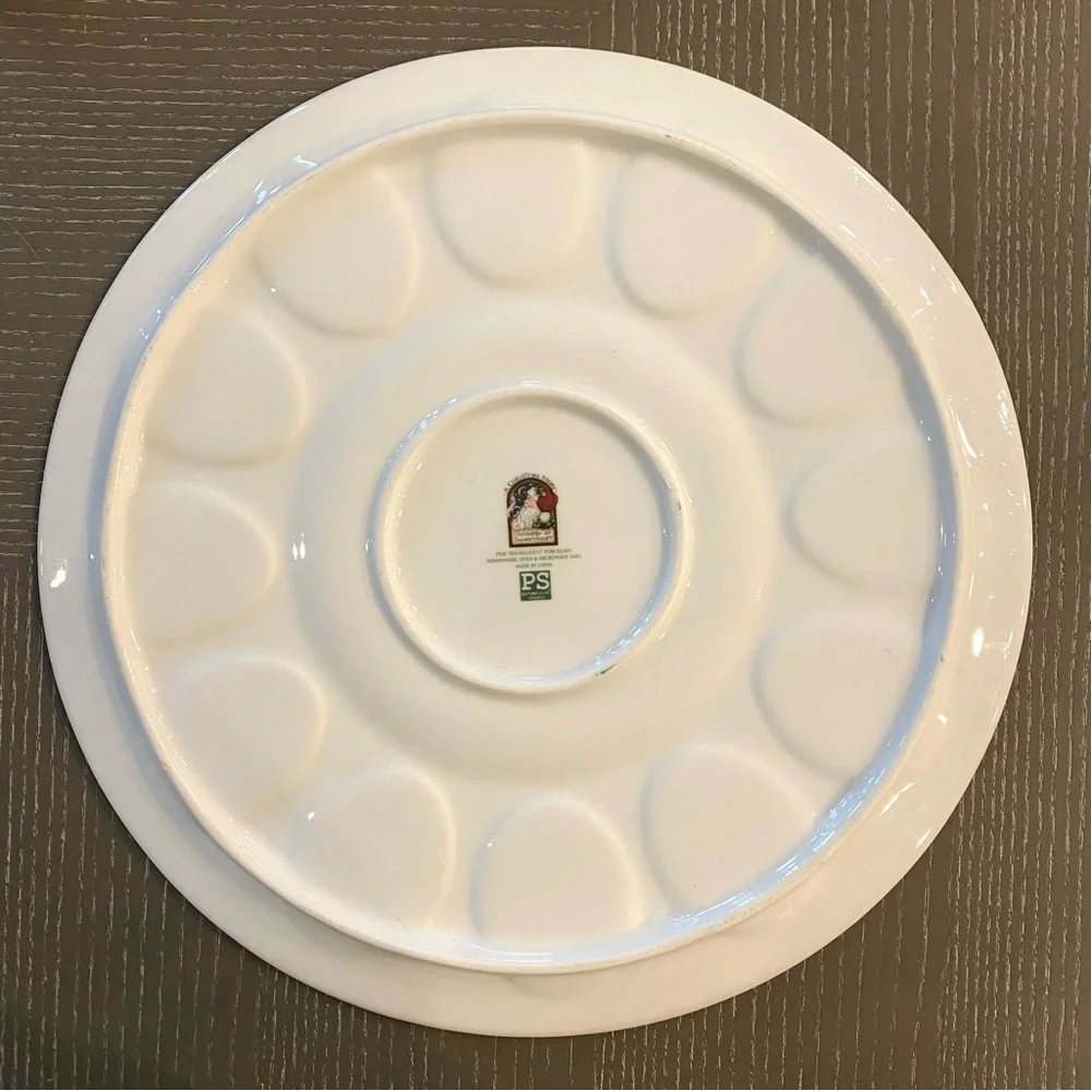 A Christmas Story Portmeirion Studio hors d'oeuvre Egg Tray plate original box
